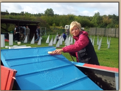 Gabi schruppt die A- Wand