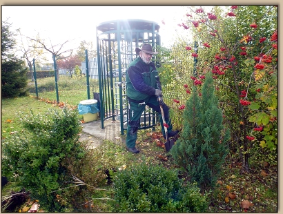 Roger bei der Arbeit