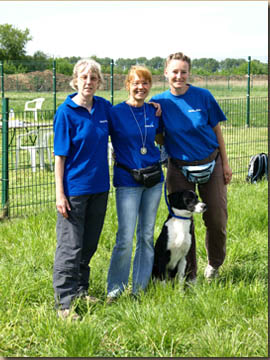 Silber in der Klasse Large - Fortgeschritten für Gabi mit Kira