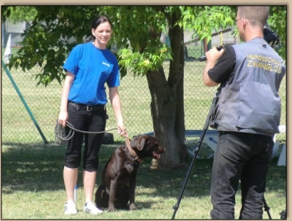 Claudi beim Fotoshooting
