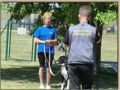 Gabi beim Fotoshooting