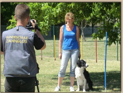 Rica beim Fotoshooting