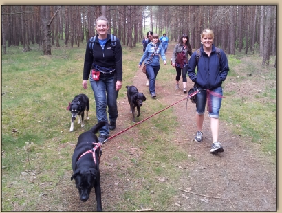 Abmarsch zur Schatzsuche