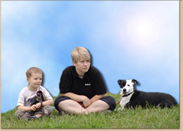 Sandy, Jason und Lucky