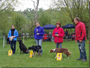 Eine 1. und 2. Platz für Kerstin mit Connie und Inga mit Rosalie
