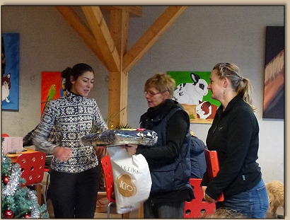 Gabi und Kerstin verabschieden Inga