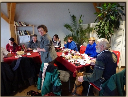 Festliche Weihnachtstafel