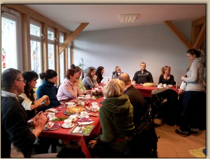 Festliche Weihnachtstafel