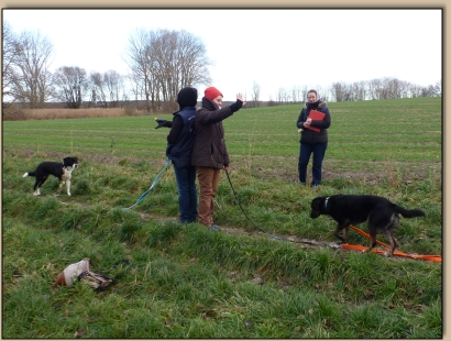 Gabi und Vivien bei der Arbeit