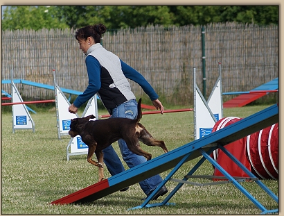 Claudia an der Wippe