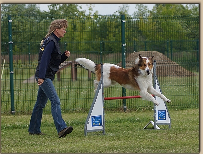 Rica mit Arno am Sprung