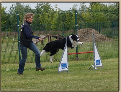 Rica mit Ronny am Sprung