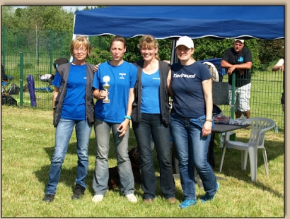 2. Platz - Claudia mit Luna