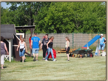 Aufrumarbeiten nach Turnierende