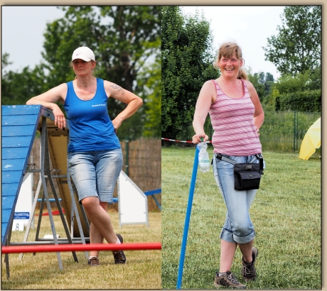 Unsere Richter Kerstin und Rica