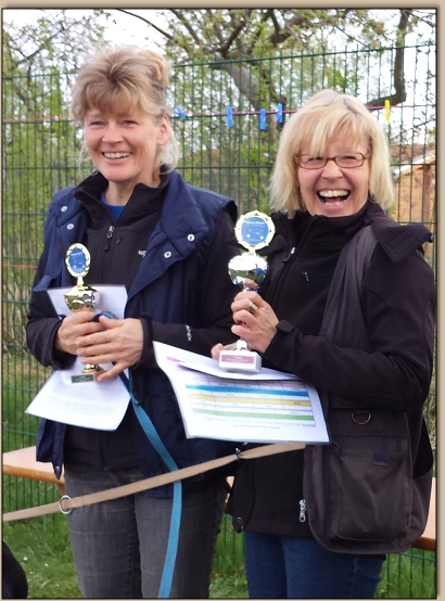 Rica und Gabi, die beiden erstplatzierten