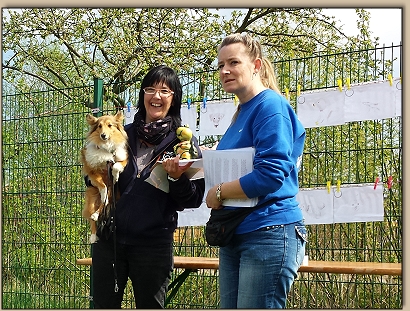 Schildkrötenpreis- Susanne mit Nina