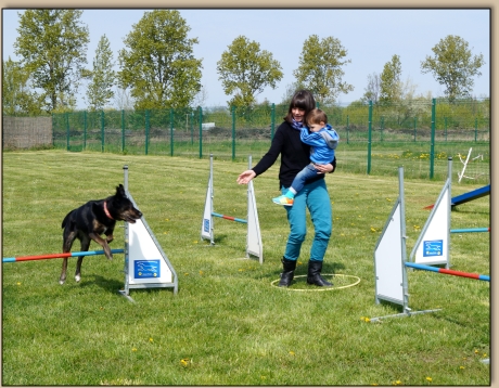 Vivien mit Tina beim 