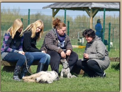 Jennifer, Angelique, Katja mit Mutti