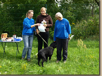 Lisa und Bonny: Herzlichen Glückwunsch zum Wanderpokal in der Klasse Large-Beginner!
