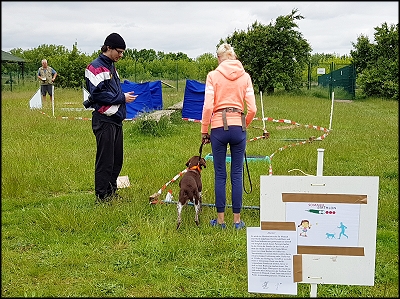 Biathlon- Katharina mit Lya