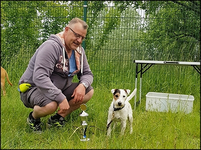 1. Platz- Uwe mit Milo