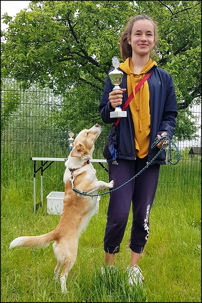 2. Platz Lilia mit Nona