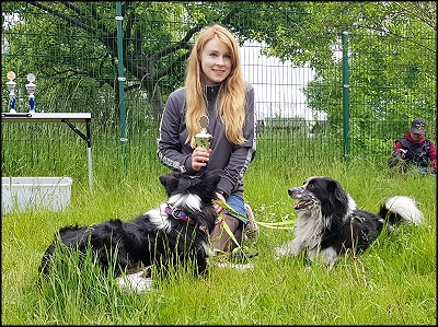 3. Platz Angie mit Max