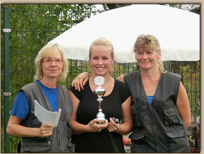 Denise mit Baxter- 2. Platz Beginner