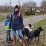 Vivien mit Emil, Tina u. Nala